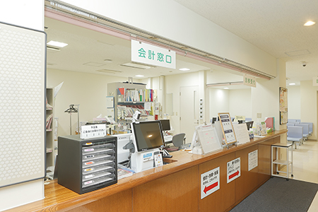 会計窓口・診察受付